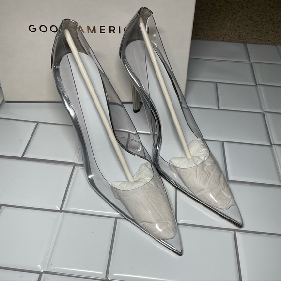 Good American ‘CINDER-F*CKING-RELLA’ Pumps - Glass - Picture 12 of 12